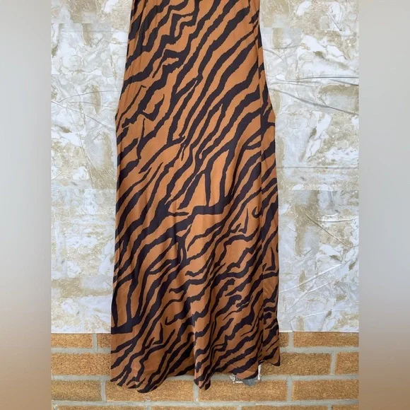 AllSaints animal print slip dress size small - Picture 8 of 14